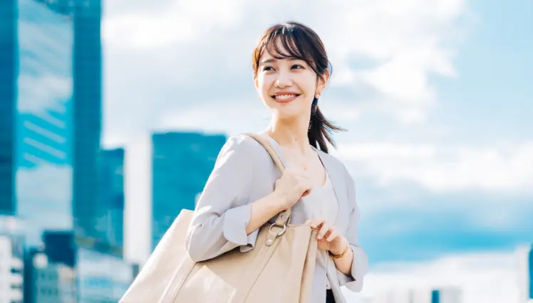 LinkUpの特徴3写真：笑顔の女性